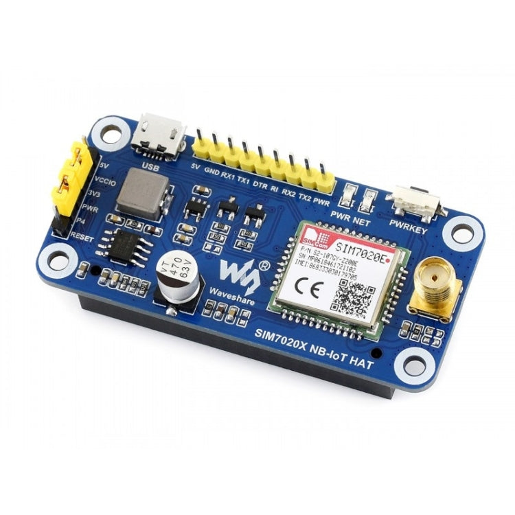 Waveshare NB-IoT HAT for Raspberry Pi, for Europe, Asia, Africa, Australia Reluova