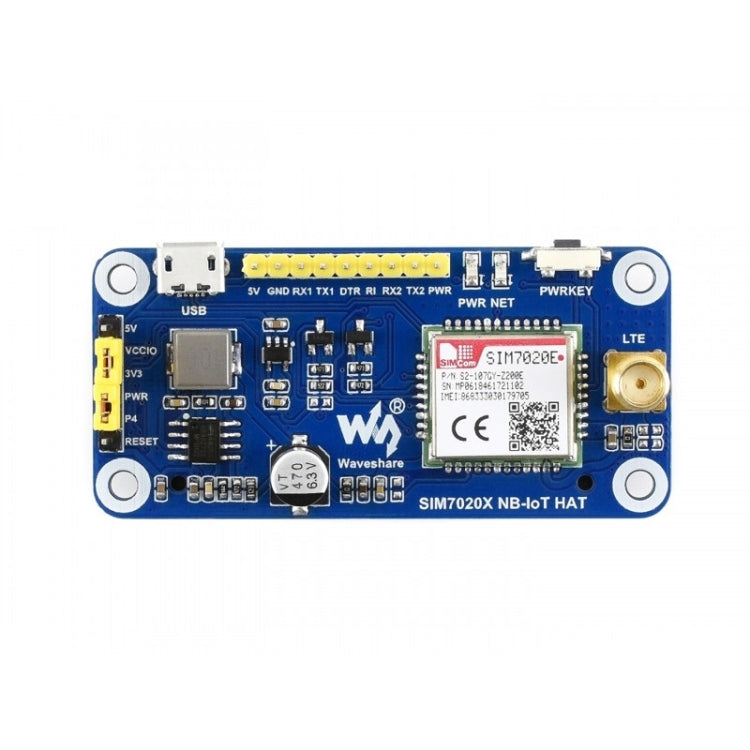 Waveshare NB-IoT HAT for Raspberry Pi, for Europe, Asia, Africa, Australia Reluova