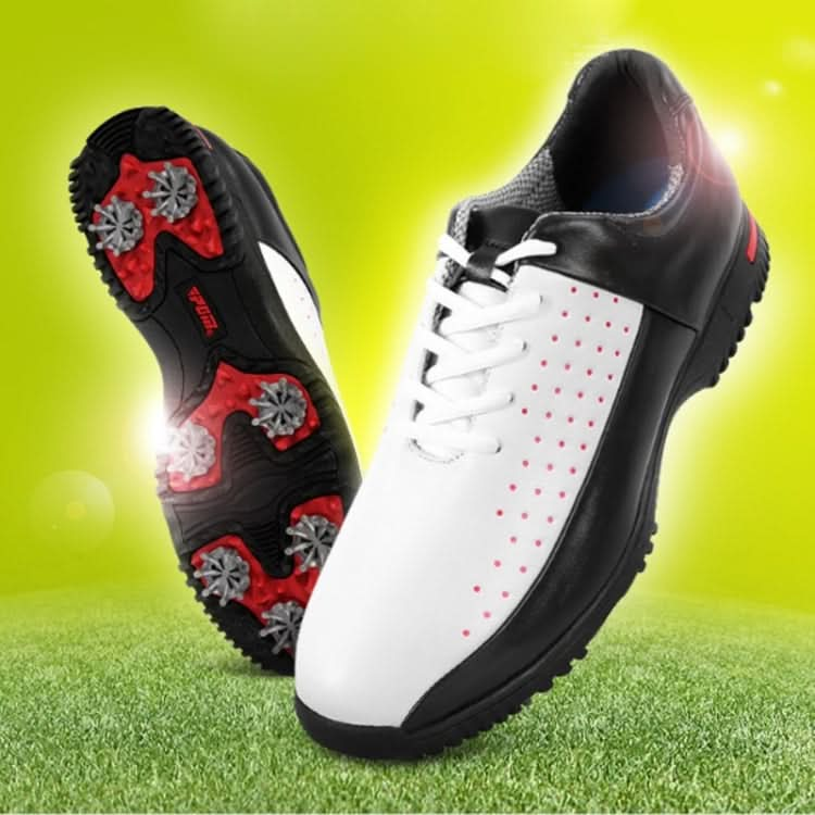 PGM Golf Breathable Non-slip Waterproof Microfiber Leather Sneakers for Men Reluova