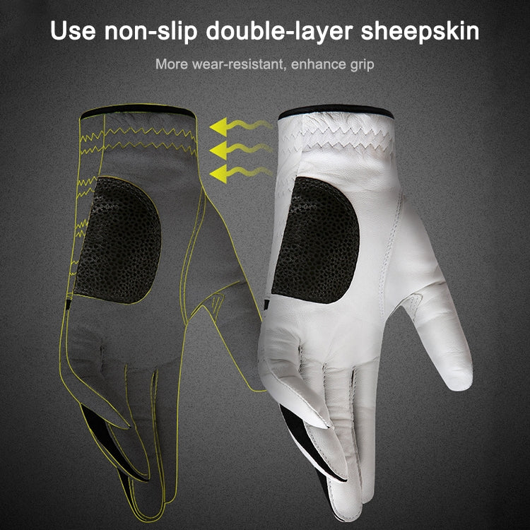 PGM Golf Sheepskin Breathable Non-slip Single Gloves for Men Reluova