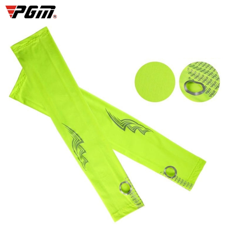 PGM Golf Sunscreen Breathable Sports Cuff Sleeve(Fluorescent Green) Reluova