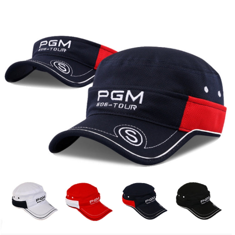 PGM Golf Men and Women Sunscreen Breathable Multi-function Hat(Navy Blue) Reluova