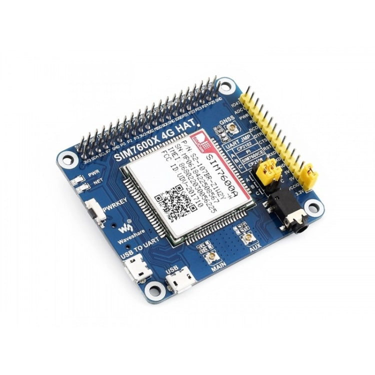 Waveshare 4G / 3G / GNSS HAT for Raspberry Pi, LTE CAT4, for North America Reluova