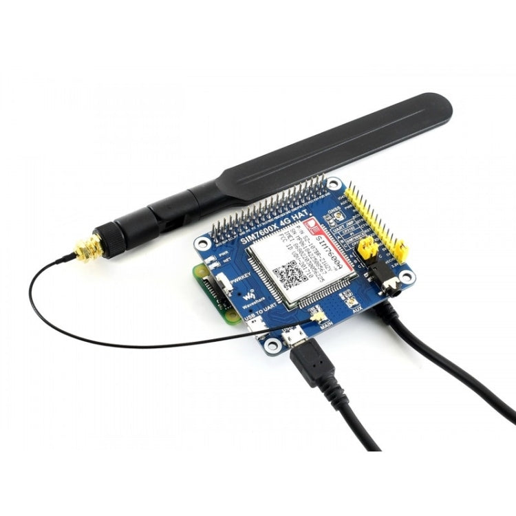 Waveshare 4G / 3G / GNSS HAT for Raspberry Pi, LTE CAT4, for North America Reluova