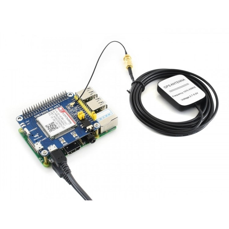 Waveshare 4G / 3G / GNSS HAT для Raspberry Pi, LTE CAT4, для Северной Америки