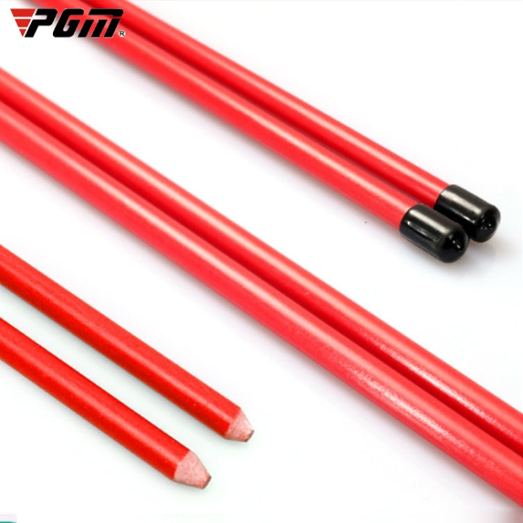 PGM 2 PCS Golf Alignment Sticks Fiberglass Training Aid Practice Rods for Correct Ball Direction(Color:Red Size:No Package) Reluova