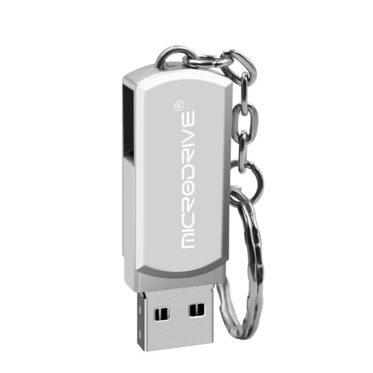 MicroDrive 4GB USB 2.0 Creative Personality Metal U Disk with Hook My Store