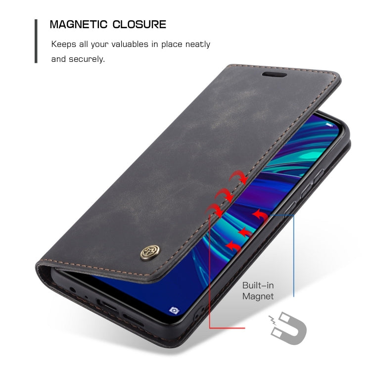 CaseMe Multifunctional Retro Frosted Horizontal Flip Leather Case for Huawei P Smart 2019 /  Honor 10 Lite, with Card Slots & Holder & Wallet