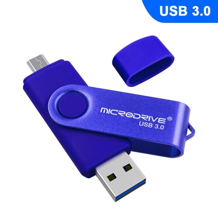 MicroDrive 32GB USB 3.0 Android Phone & Computer Dual-use Rotary Metal U Disk My Store