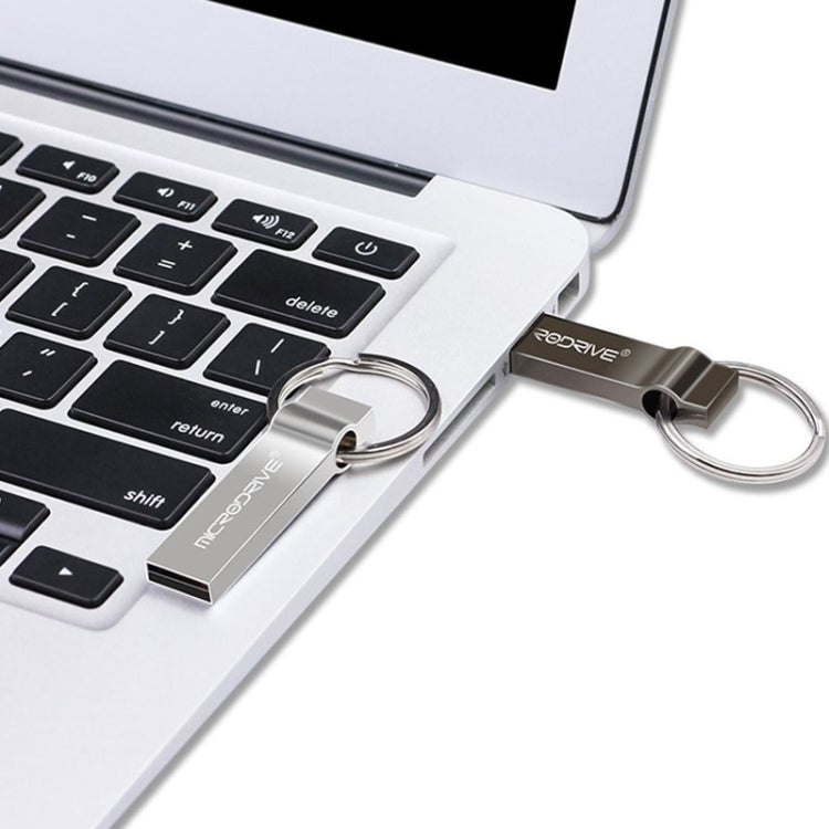 MicroDrive 4GB USB 2.0 Metal Keychain U Disk