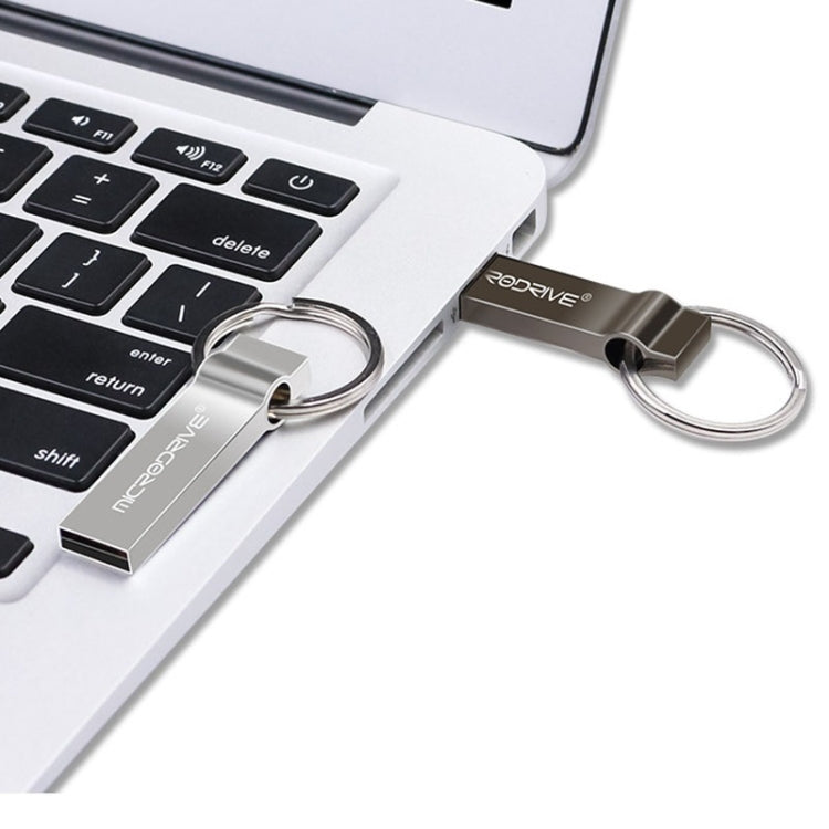 MicroDrive 8GB USB 2.0 Metal Keychain U Disk My Store