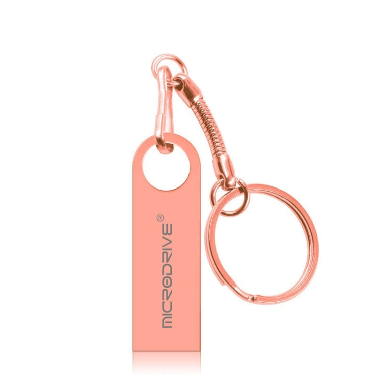 MicroDrive 32GB USB 2.0 Metal Waterproof High Speed U Disk(Pink) My Store