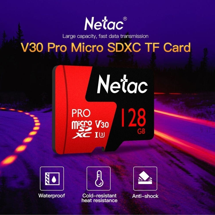 Netac P500 PRO 128GB U3 Speed Level Automobile Data Recorder Monitor Camera Memory Card TF Card My Store