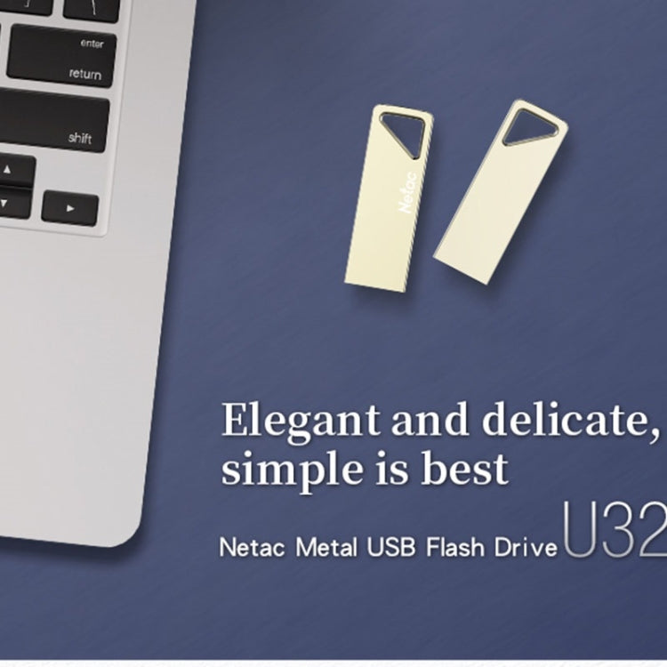 Netac U326 16GB USB 2.0 Compact and Portable Zinc Alloy U Disk