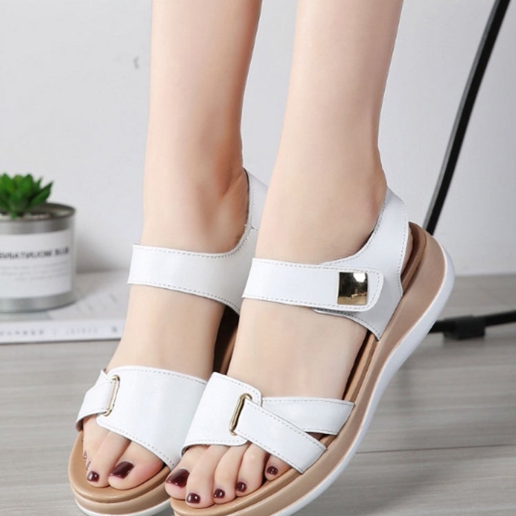 Simple and Versatile Non-slip Wear-resistant Flat Bottom Sandals for Women