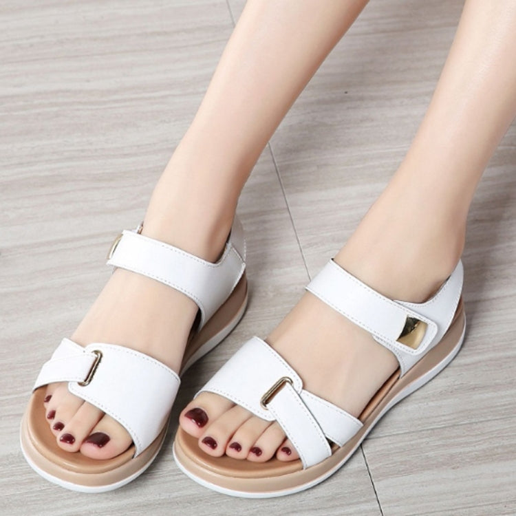 Simple and Versatile Non-slip Wear-resistant Flat Bottom Sandals for Women Reluova