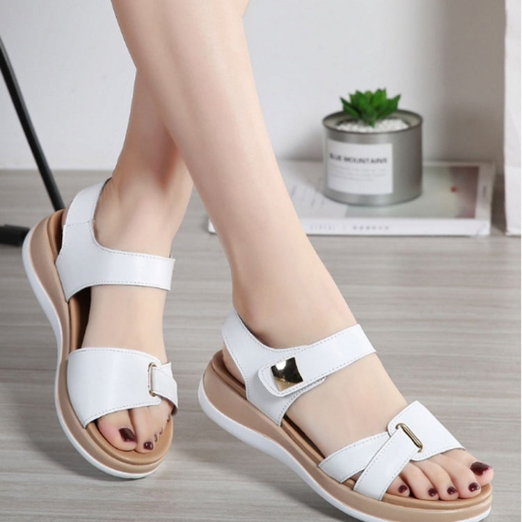 Simple and Versatile Non-slip Wear-resistant Flat Bottom Sandals for Women Reluova