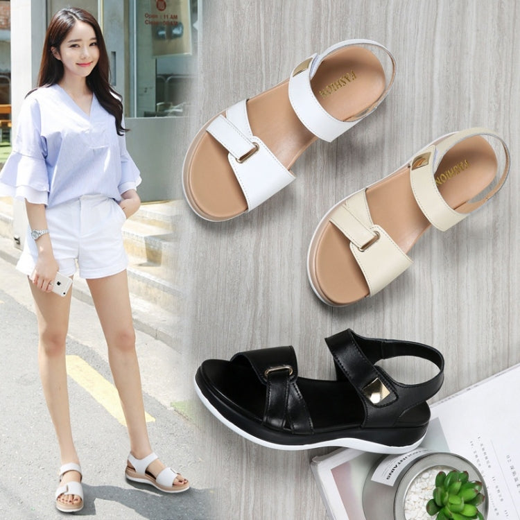 Simple and Versatile Non-slip Wear-resistant Flat Bottom Sandals for Women Reluova