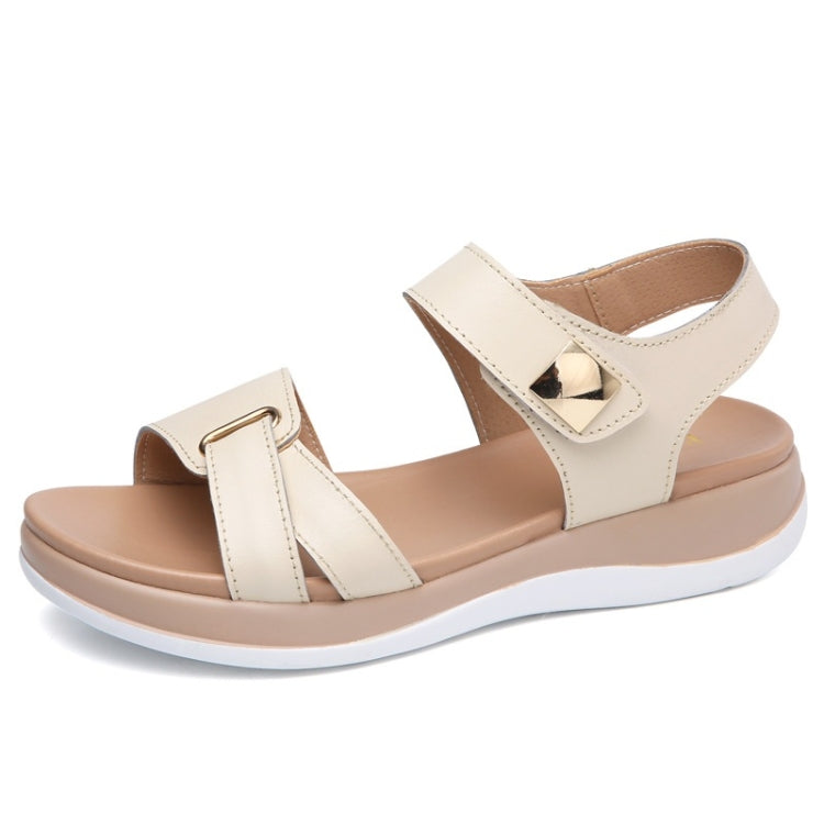 Simple and Versatile Non-slip Wear-resistant Flat Bottom Sandals for Women