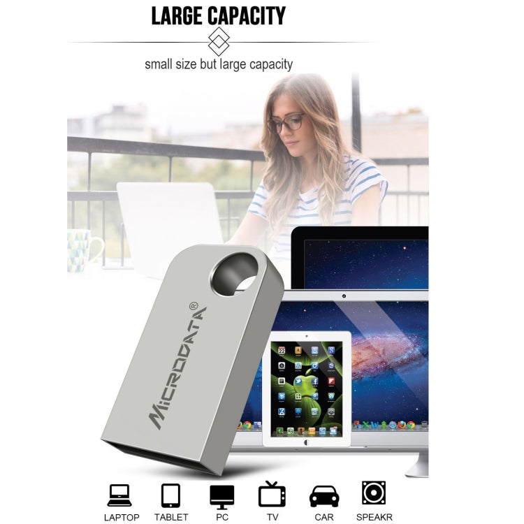 Microdata 8GB USB 2.0 Mini Metal U Disk