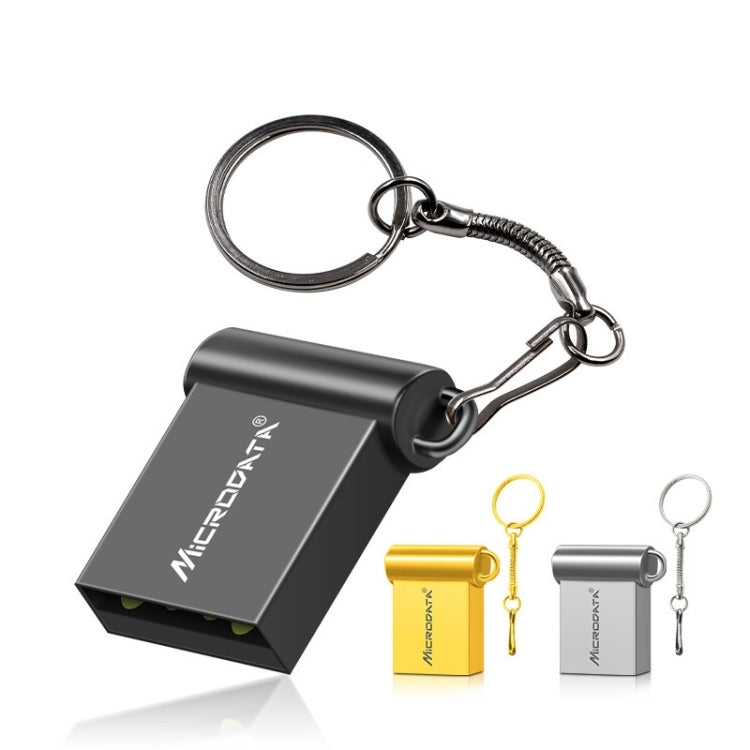 MiCRODATA 4GB USB 2.0 Computer and Car Two-use Mini Metal U Disk