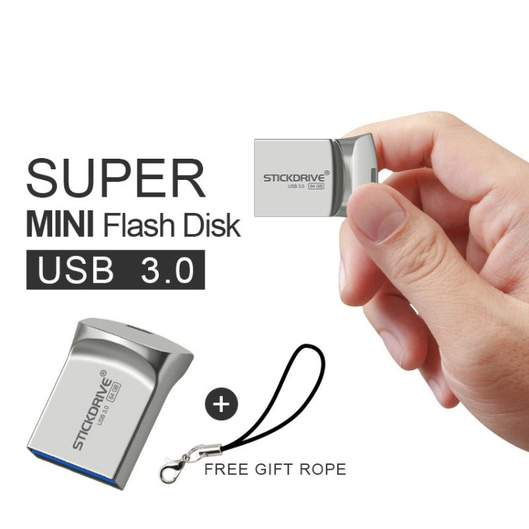 STICKDRIVE 128GB USB 3.0 High Speed Creative Metal U Disk