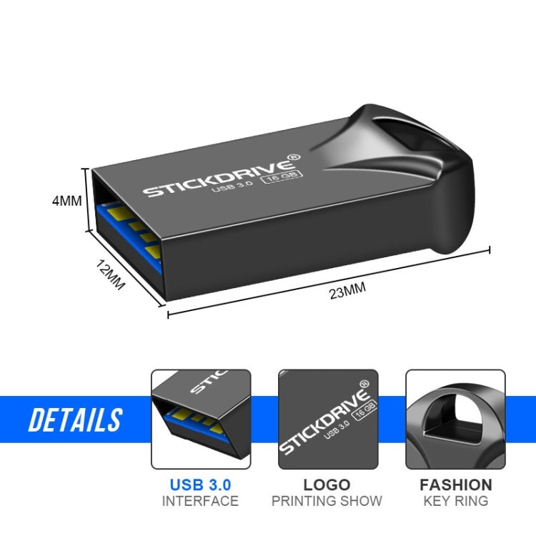 STICKDRIVE 64GB USB 3.0 High Speed Mini Metal U Disk My Store