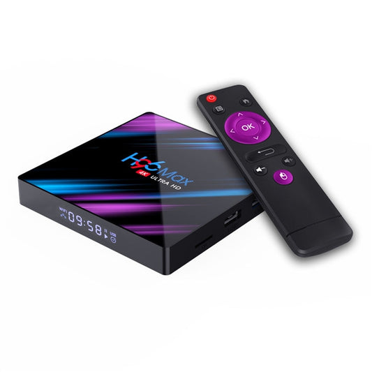 H96 Max-3318 4K Ultra HD Android TV Box with Remote Controller, Android 9.0, RK3318 Quad-Core 64bit Cortex-A53, WiFi 2.4G/5G, Bluetooth 4.0, 2GB+16GB My Store