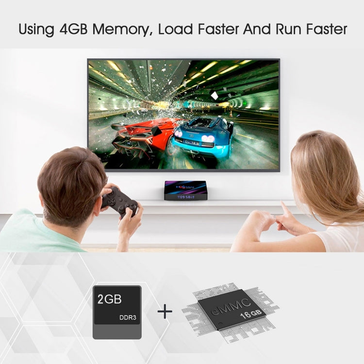 H96 Max-3318 4K Ultra HD Android TV Box with Remote Controller, Android 9.0, RK3318 Quad-Core 64bit Cortex-A53, WiFi 2.4G/5G, Bluetooth 4.0, 2GB+16GB My Store