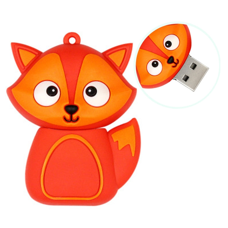 MicroDrive 4GB USB 2.0 Creative Cute Fox U Disk