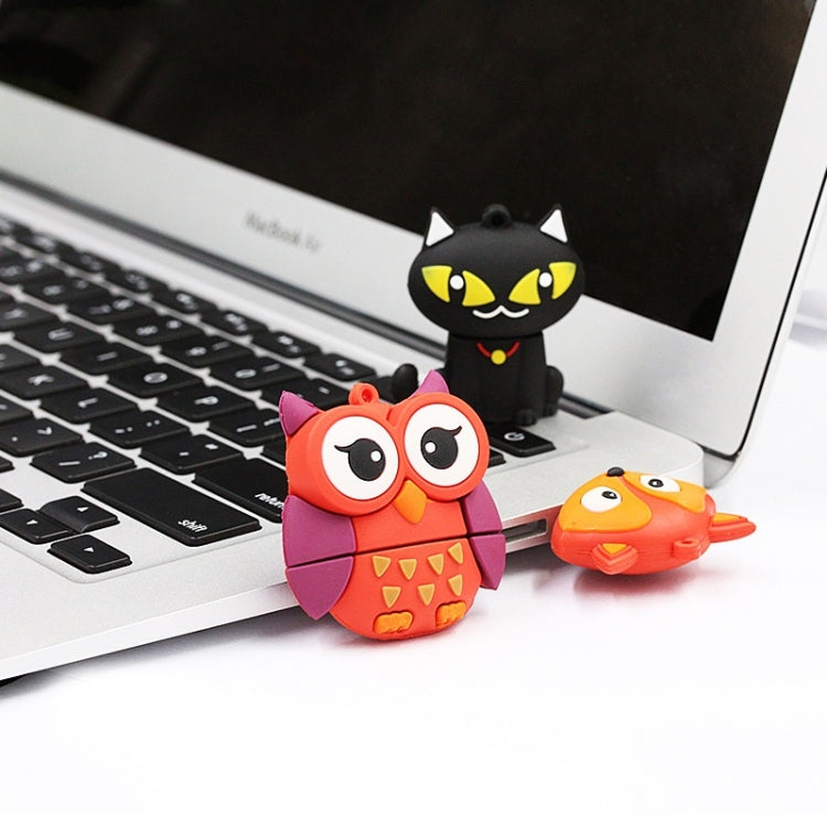 MicroDrive 64GB USB 2.0 Creative Cute Black Cat U Disk