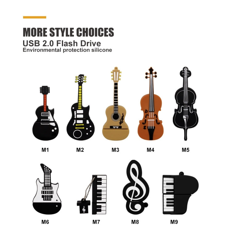 MicroDrive 8GB USB 2.0 Music Note U Disk My Store