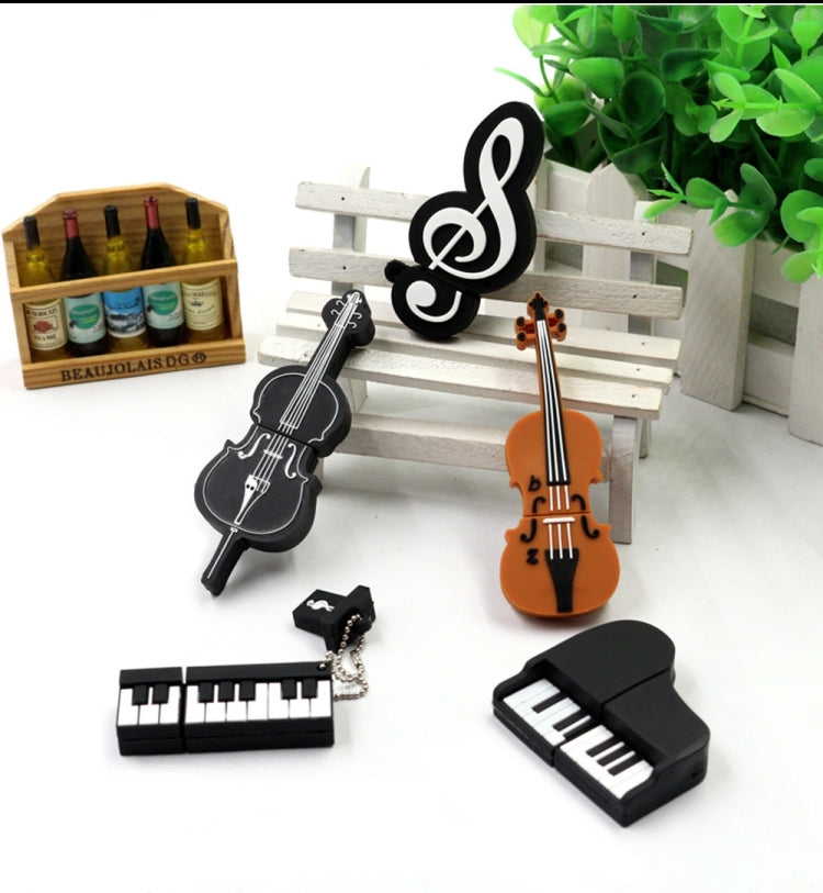 MicroDrive 8GB USB 2.0 Music Note U Disk