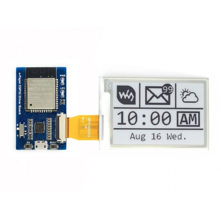 Waveshare Universal e-Paper Raw Panel Driver Board, ESP32 WiFi / Bluetooth Wireless Reluova