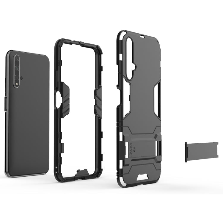 Shockproof PC + TPU Case for Huawei Honor 20, with Holder My Store