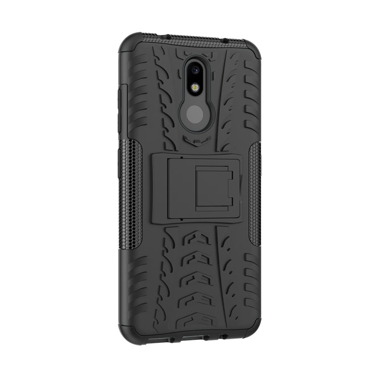 Tire Texture TPU+PC Shockproof Case for Nokia 4.2, with Holder My Store