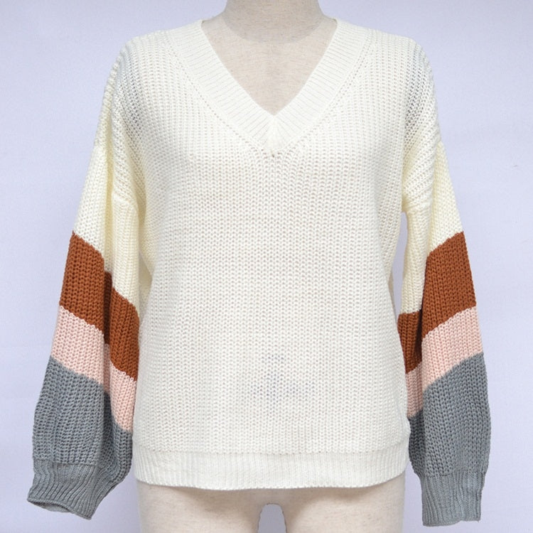 Fashion Casual V-neck Sweater