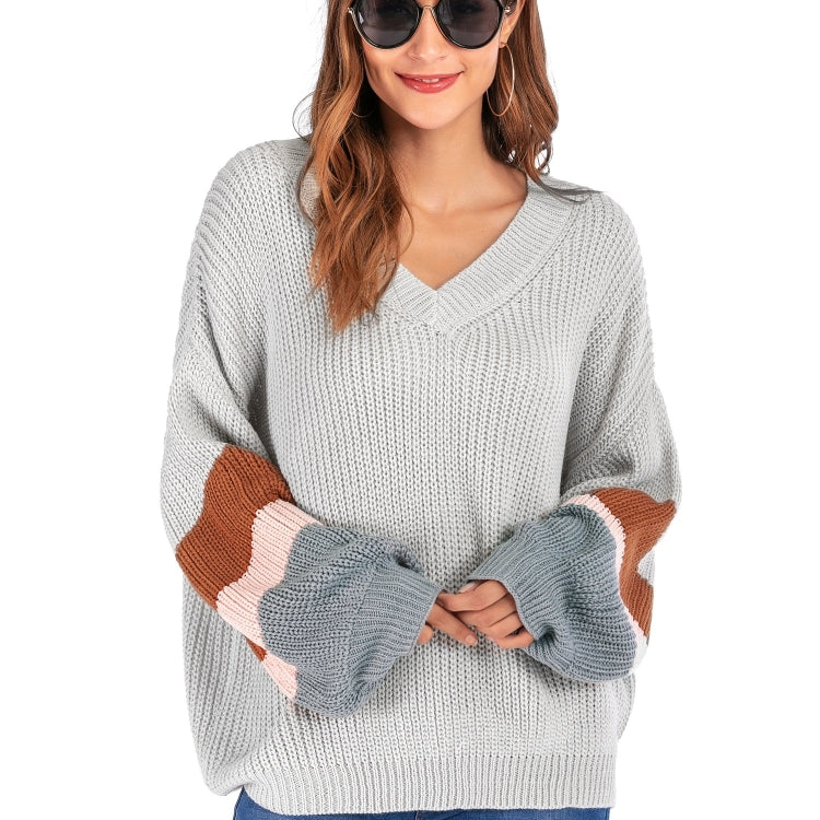 Fashion Casual V-neck Sweater Reluova