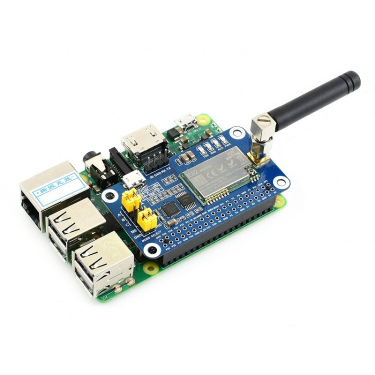 Waveshare SX1268 LoRa HAT 470 МГц Частотный диапазон для Raspberry Pi, применимо для Китая