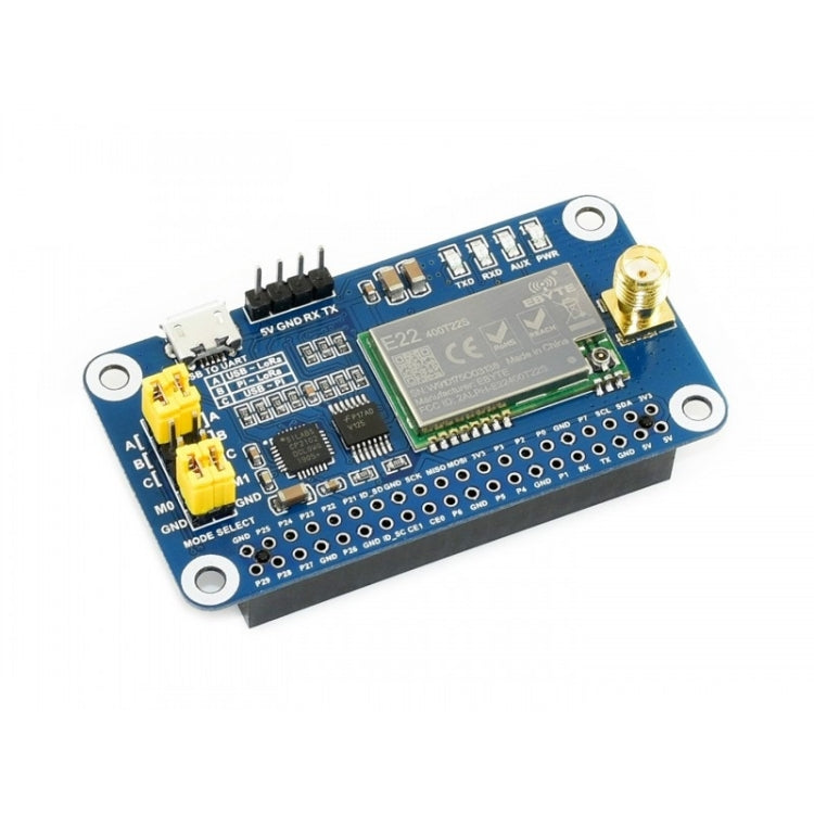 Waveshare SX1268 LoRa HAT 470MHz Frequency Band for Raspberry Pi, Applicable for China Reluova