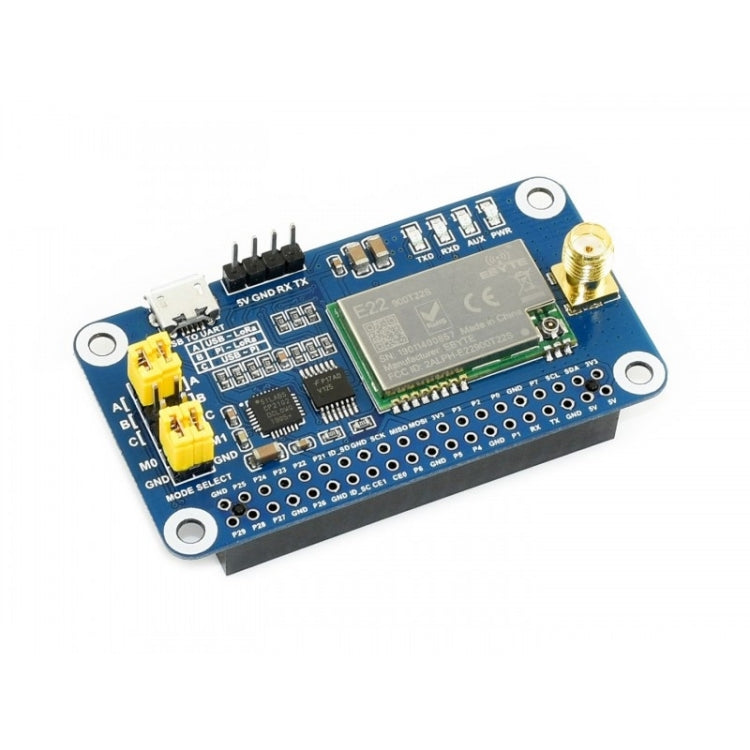 Waveshare SX1262 LoRa HAT 915MHz Frequency Band for Raspberry Pi, Applicable for America / Oceania / Asia Reluova