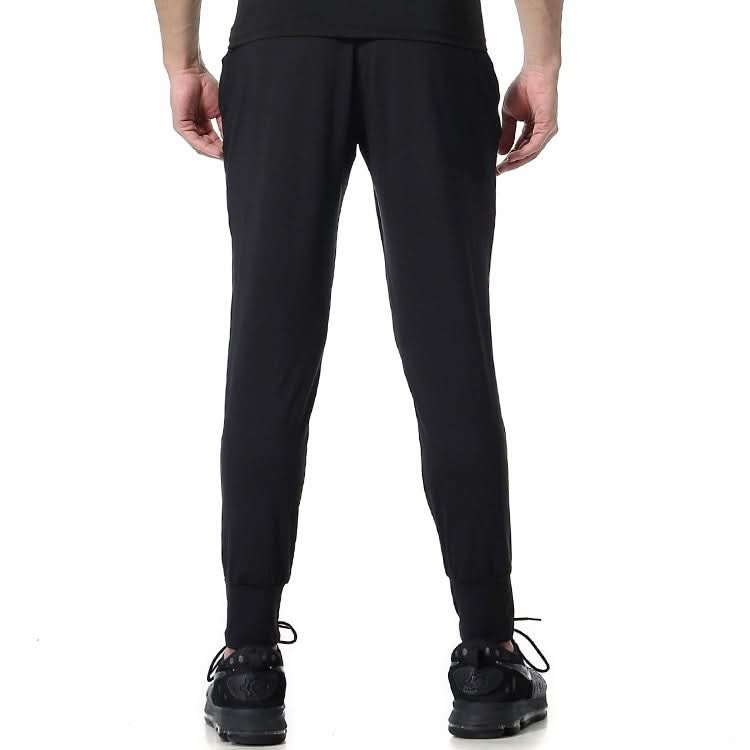 SIGETU Men Quick-drying Elastic Sport Pants (Color:Black Size:S) Reluova