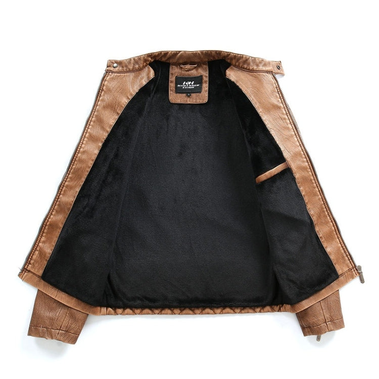 Autumn And Winter Fashion Tide Male Leather Jacket