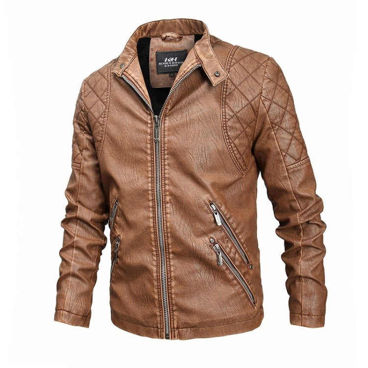 Autumn And Winter Fashion Tide Male Leather Jacket