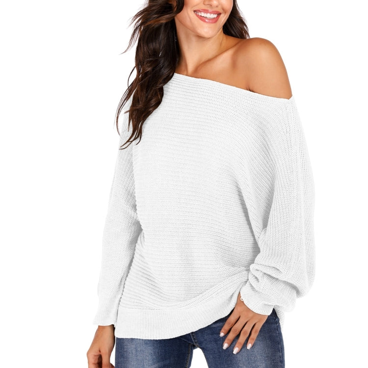 Irregular Bat Sleeve Sweater Reluova