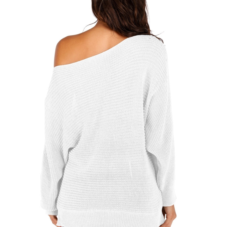 Irregular Bat Sleeve Sweater Reluova