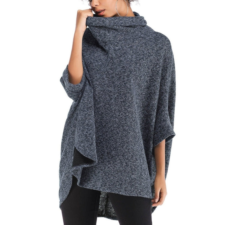 Long Hooded Bat Sleeves Top Sweater