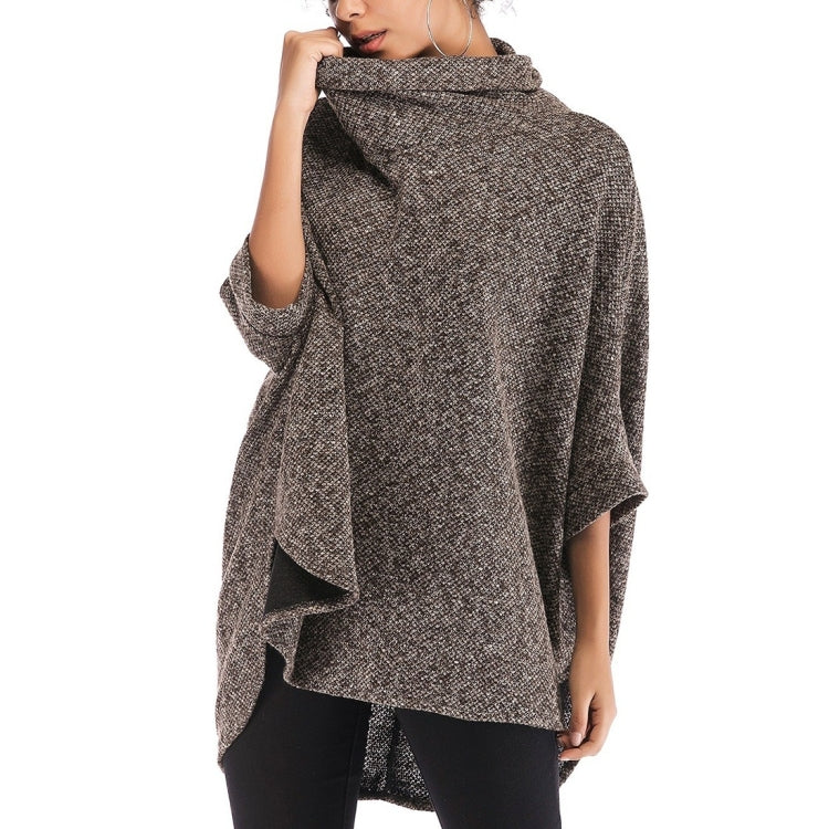 Long Hooded Bat Sleeves Top Sweater