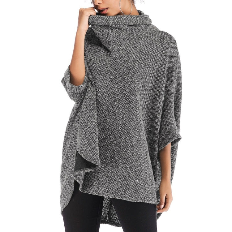 Long Hooded Bat Sleeves Top Sweater