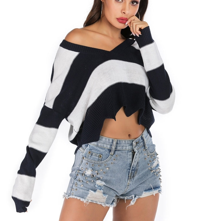 Striped Fashion Casual Pullover Reluova